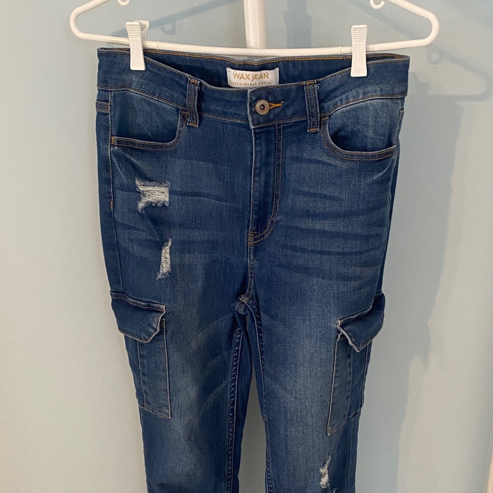 Wax Jean’s in a Classic Blue Boyfriend Style